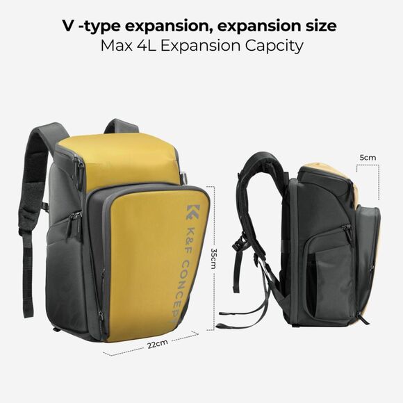 K&F Concept Camera Alpha Backpack Air 25L (1522) - Picture 7 of 8